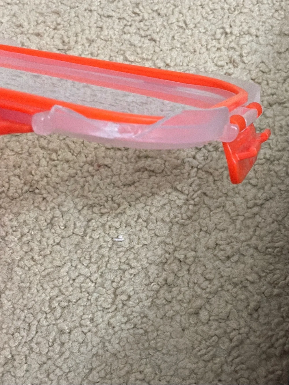 Orange Protective Phone Case with Clear Back - Unbranded